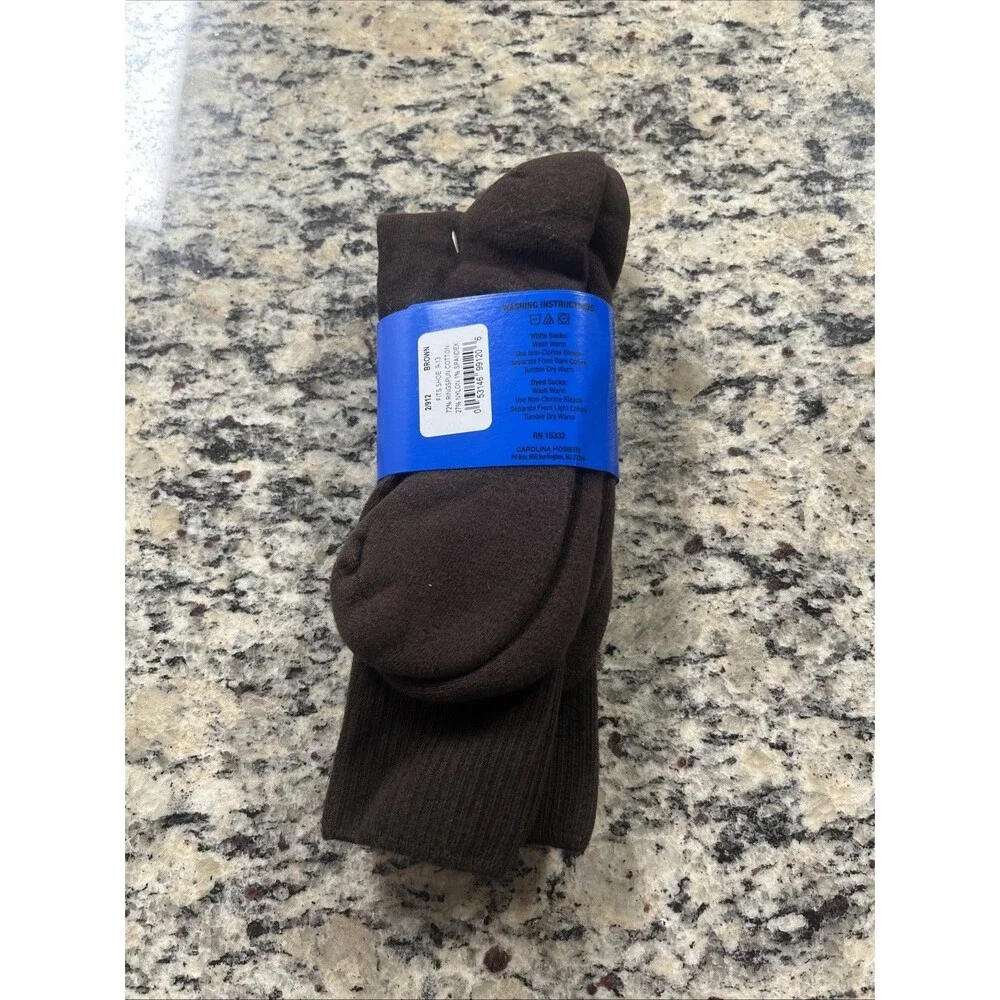 NWT Carolina Ultimate Diabetic Socks Non Binding Seamless 2-Pack Mens 9-13